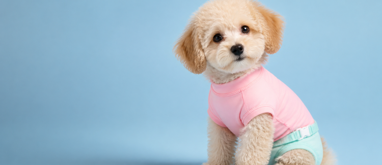 Beach-ready puppies
