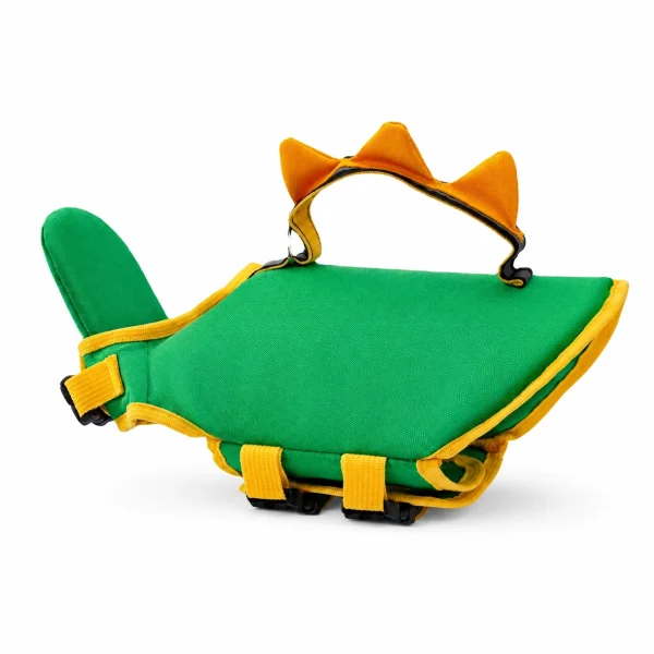 Green Dinosaur Dog Life Jacket