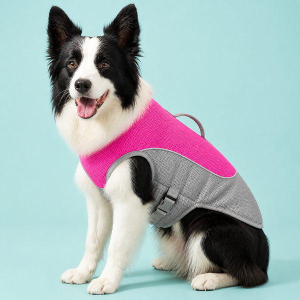 Talenori 媒体包候选图 - 水日细节图 Summer Cooling Dog Vest with Ice Pack Pocket