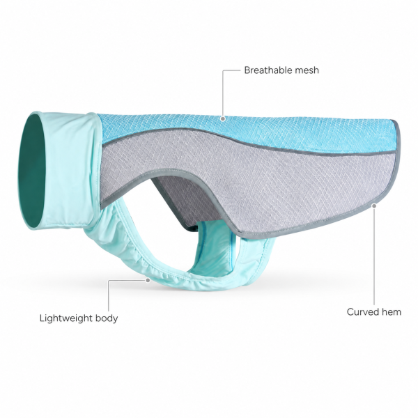 Talenori 媒体包候选图 - 卖点说明图 Cooling Dog Harness Vest, Breathable Polyester