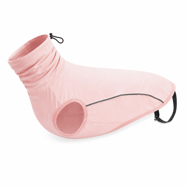 Talenori 媒体包候选图 - 白底主图 Pink Talenori dog sun protection rash guard on a white background