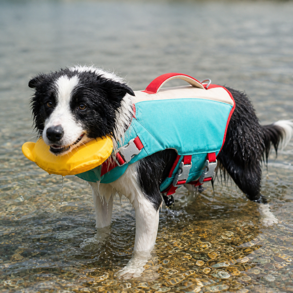 talenori-product-159-yellow-v2-wearing-20260813-135652 Bear Print Polyester Dog Life Jacket